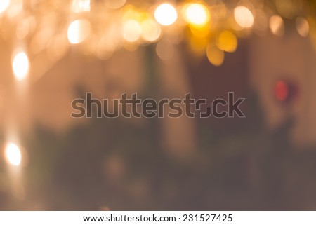 abstract light celebration background with defocused lights