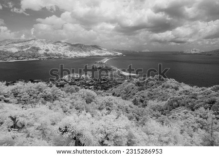 Amanohashidate in early summer, Infrared photograph