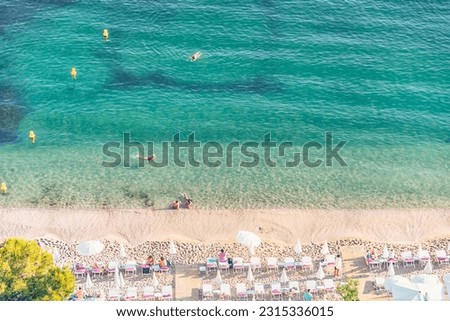 Villefranche-Sur-Mer on the French Riviera in summer Royalty-Free Stock Photo #2315336015