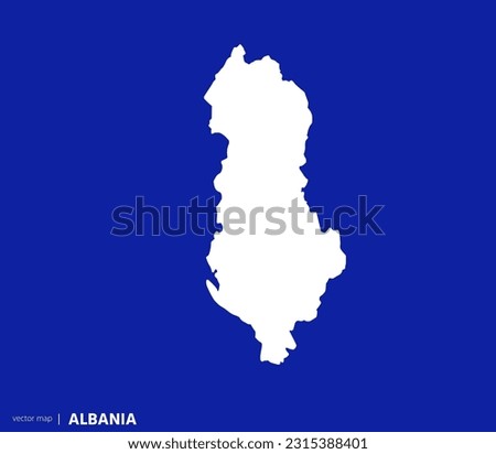 High Detailed Vector Map - Albania	