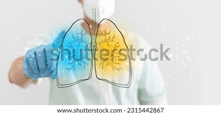Medicine doctor touching icon medical network connection with modern virtual screen interface, medical technology network concept Royalty-Free Stock Photo #2315442867
