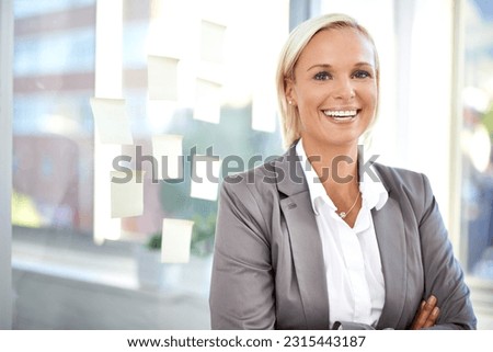 Mockup, smile and portrait of woman business lawyer confident in working for a law corporate company for rights. Success, goals and professional mature person arms crossed happy for development