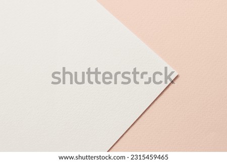 Rough kraft paper background, paper texture beige white colors. Mockup with copy space for text
