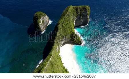 Kelingking beach. Kelingking Beach is the top destiantions on Nusa Penida Island. However visiting Kelingking viewpoint is one of the most famous things to do in Bali.	
