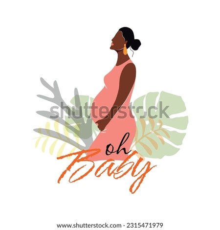 Pregnant Woman Icon Vector Design.