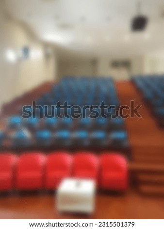 blur photo Interior View of a Lecture Theatre in Universitas Hasanuddin Faculty of Engineering 