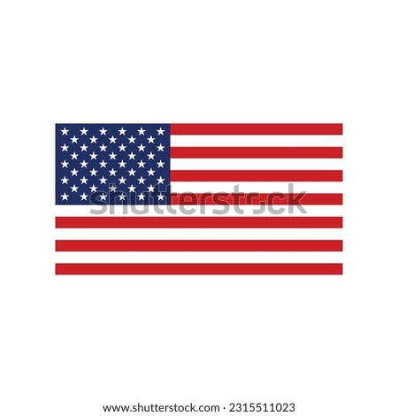 USA flag vector American flag vector file