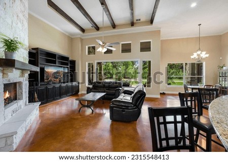 Dallas, texas - april 2023: a home living room 
