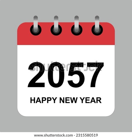 2057-CALENDAR Stock Vector Images - Avopix.com