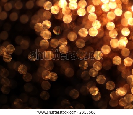 circular reflections of Christmaslights Royalty-Free Stock Photo #2315588