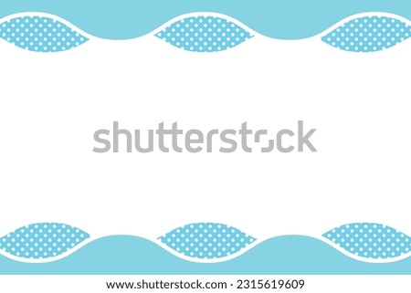 Abstract Background Frame with Flowing Water Resembling a Vector Sea