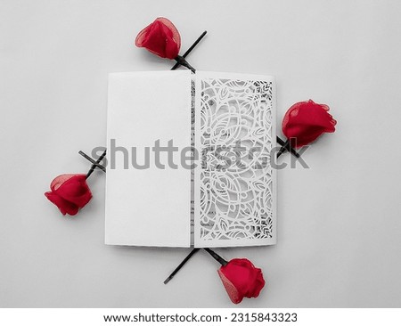Elegant Floral Luxury Wedding Invitaion Card