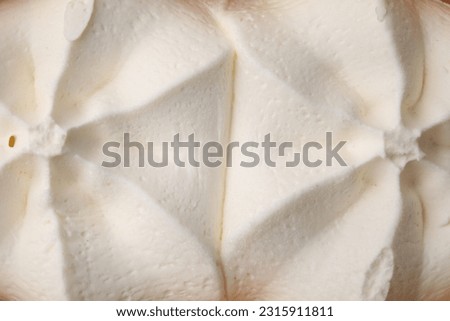 Delicious vanilla ice cream as background, top view