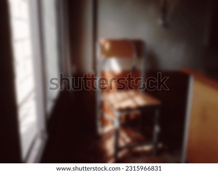 chair Background. modern chair furniture Defocused Background abstract. Blurred Bokeh