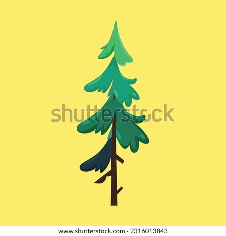 tree symbol green nature illustration design vector isolated icon cimonyet