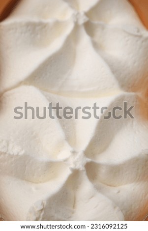 Delicious vanilla ice cream as background, closeup