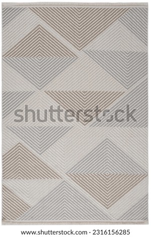 Photo of modern carpet on a white background Royalty-Free Stock Photo #2316156285
