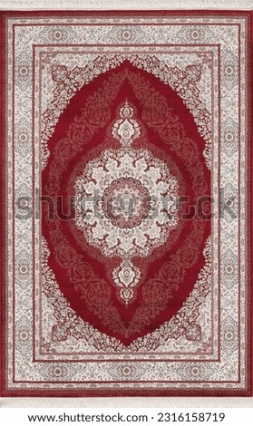 colorful modern carpet photo taken against a white background