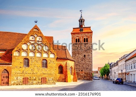 Old city of Luckenwalde, Germany 