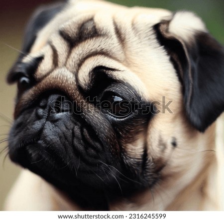 Picture of a pug dog