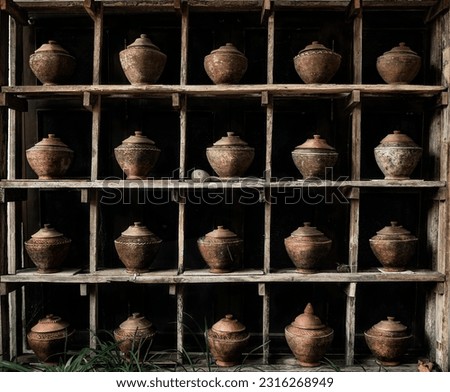background picture ancient cauldron native wood grain