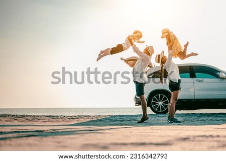 insurance, life assurance, investment, assurance, finance, residential, property, protect, plan, freedom. parent holding a children around the beach. after life assurance investment benefit. assurance Royalty-Free Stock Photo #2316342793