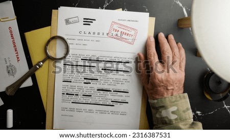 Sending official and secret documents Royalty-Free Stock Photo #2316387531