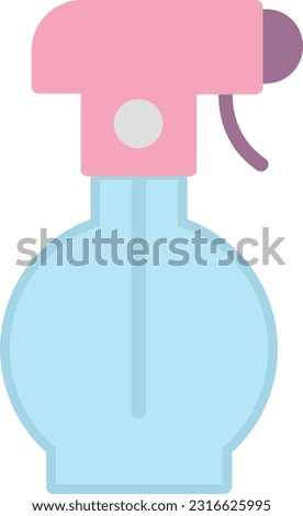 Water Spray Vector Icon Flat Style