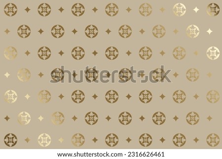 Luxury Golden background. Seamless pattern stars. Bling marble texture. Delicate backdrop stars. Tender design for gift wrappers, wallpaper, wrapping paper, prints. Vector Royalty-Free Stock Photo #2316626461