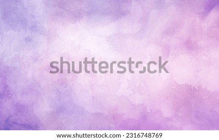 Lavender watercolor abstract background texture 