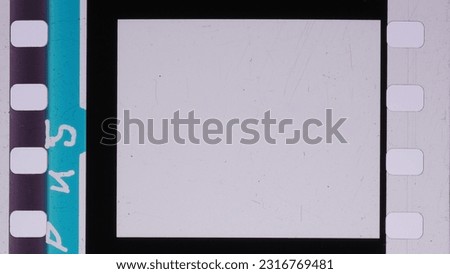 35mm Film Frame, Textures, Backgrounds Royalty-Free Stock Photo #2316769481