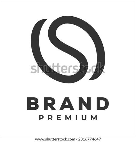s logo initial letter monogram design vector