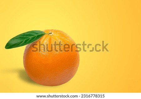 Ripe tasty fresh ripe tangerine fruit