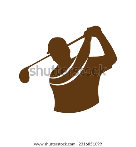 golf logo swing shoot use for golf club 