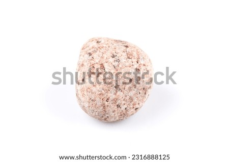 Granite stone isolated over the white background