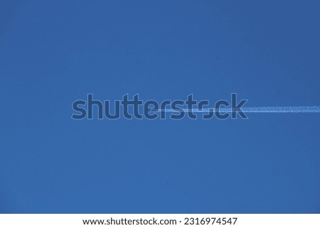 airplane in the middle of the picture