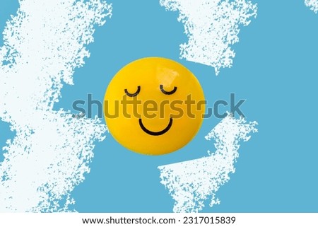 smiley face with happy expression