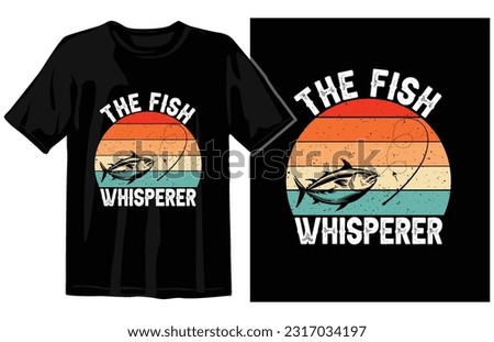 Fishing t shirt design vector, vintage fishing tshirt graphic illustration,  Fishing vector emblem