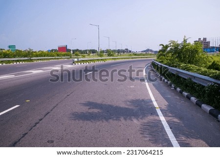
Divide Expressway road  in Bhanga Interexchange of Bangladesh