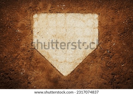Baseball and softball home plate                               