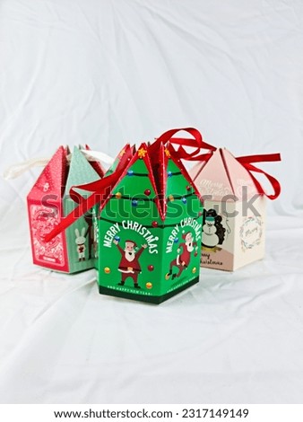 Craft snack boxes for christmas season