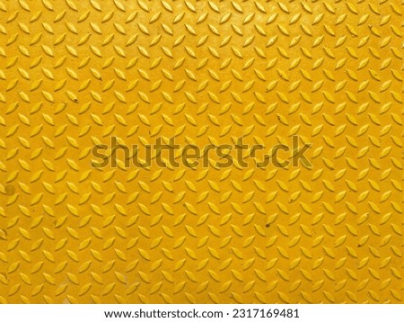 Metallic bright yellow industrial abstract surface background 