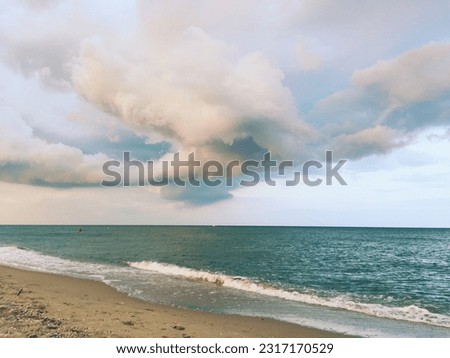 Beautiful picture of Azov sea coast