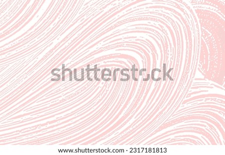 Grunge texture. Distress pink rough trace. Glamorous background. Noise dirty grunge texture. Symmetrical artistic surface. Vector illustration.