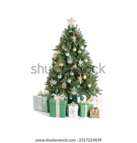 Vector Illustration of Christmas tree.
