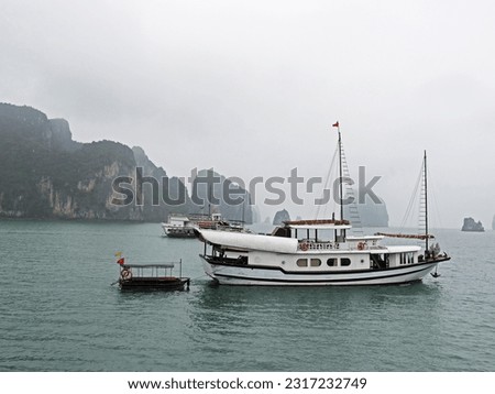 Vietnam, Quang Ninh Area, Halong Bay or Ha Long Bay Unesco World Heritage Site, Touristic Boat