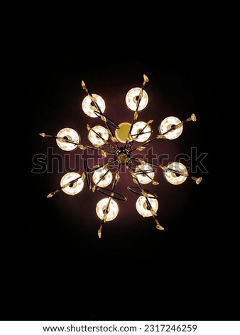 Brilliant Sparkle: Iconic Chandelier Picture for Sale on Shutterstock