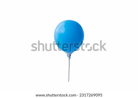 Blue balloon for background celebration