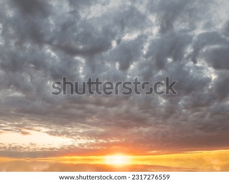 Natural Sky and Clouds pictures with blue  , red  , pink  and yellow clouds