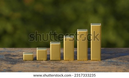 gold bar  growth ,success concept